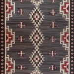 KN617 Southwest & Navajo (Turkish-Made) - 8'10'' x 11'10'' Flat Weave