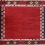 KN620 Sofra Kilim, Natural dyes, hand spun wool Konya - Turkiye. 9'6'' x 12'5''